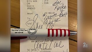 Customer leaves $1,000 tip for employees at Mount Airy restaurant