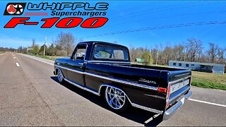 NASTY, coyote swapped & Whipple blown F100 FULL SEND!