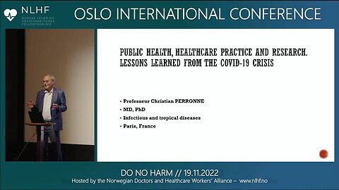 Dr. Christian Peronne: Public health practice and research: lessons learned from the Covid-19 crisis