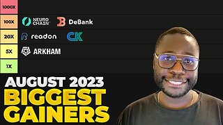 Top Crypto Altcoin Tier List for August 2023! Top August Picks!