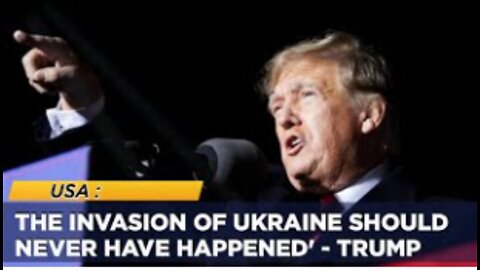 USA: 'The invasion of Ukraine should never have happened' - Trump speaks at election rally in Georgi