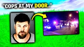 Creepy Guy Gets ARRESTED - Fortnite