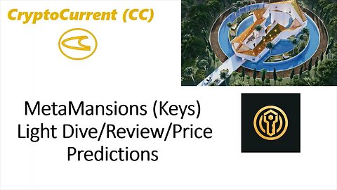 MetaMansions (KEYS): Virtual Property and Metaverse. Light dive/Review/Price Prediction