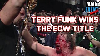 Terry Funk Wins the ECW Title