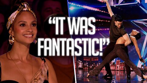 HOT dance duo bring PASSION to the dance floor | Unforgettable Audition | Britain's Got Talent