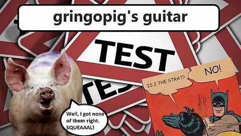 gringopig's guitar quiz: can you ID the guitars?