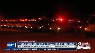 Tulsa schools taking precautions in the cold