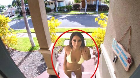 WEIRDEST THINGS CAUGHT ON SECURITY CAMERAS! (PART 2)