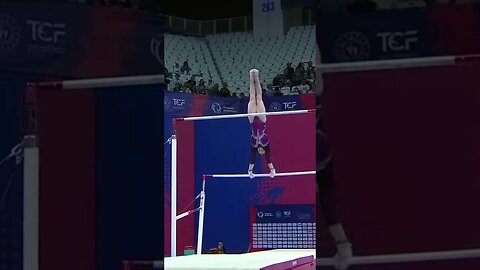 Alice D'Amato 🇮🇹 (Italy) on Bars - 2023 European Artistic Gymnastics Championships #shorts