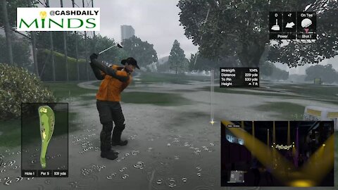 RAVE STORM - Playing Golf in the rain while raving with Solomon