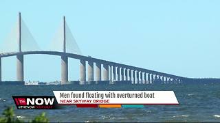 Men found floating with overturned boat