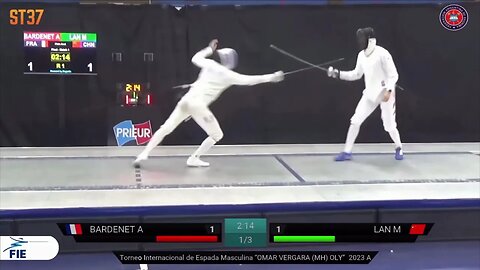 Epee Fencing - Strategies - Double! | Bardenet A vs Lan M