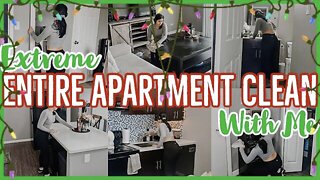 *NEW* EXTREME ENTIRE APARTMENT SPEED CLEAN WITH ME 🧺 2021 | EXTREME CLEANING MOTIVATION | ez tingz