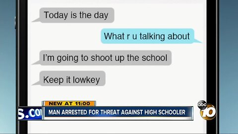 Man arrested for threatening La Jolla High School student