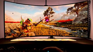 Discover Horizon's UltraWide Splendor: Horizon Forbidden West on LG45GR95QE | Ultimate OLED HDR & RTX 4090 Experience 🌌🏹