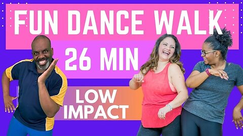 Fun Dance Walk Fitness Workout: Beginners & Seniors Friendly | 26 Minutes | Sounds Like Motown