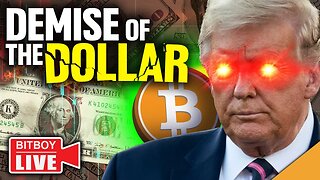 Bitcoin Prepares For MASSIVE Move! (Trump Predicts The Dollar's DEMISE)