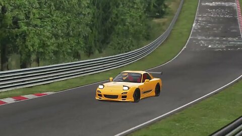 Mazda Rx 7 on Nurburgring - onboard & replay