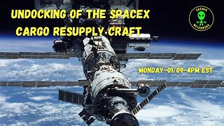 Undocking of the SpaceX Cargo Resupply Craft