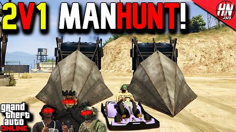 2v1 GTA 5 MANHUNT!