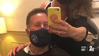 Hair stylist helps WMAR-2 News anchor Jamie Costello face skin cancer
