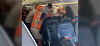 Fight breaks out on plane over face masks