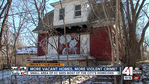 Study links KCMO homicides to vacant homes