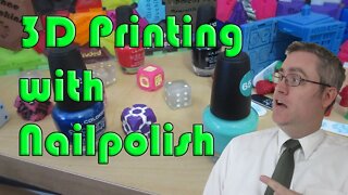 Finishing 3D prints with nailpolish and acetone