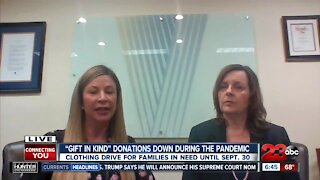 'Gift in Kind' clothing drive for families in need