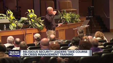 Religious security leaders take course on crisis management training