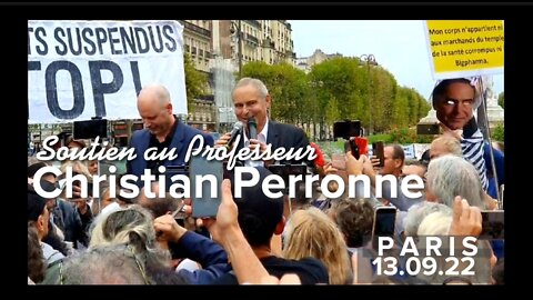 Soutien au Professeur Christian Perronne - Paris 13.09.22