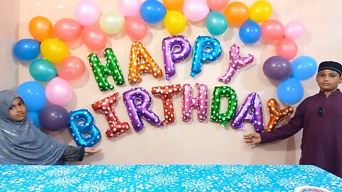Easy Birthday decorations ideas| balloon decorations ideas| simple decor ideas