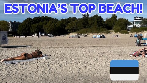 🏖️ An evening on Estonia’s BEST beach! 🇪🇪 Parnü beach! ☀️