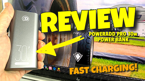 Review of the PowerAdd Pro 30w Fast Charging Power Bank #vanlife #powerbank #review