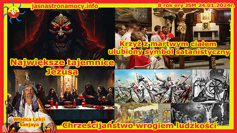 Największe tajemnice Jezusa Krzyż z martwym ciałem ulubiony symbol satanistyczny