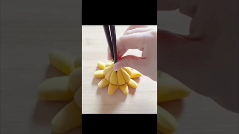 how to create Yellow design Flower #short