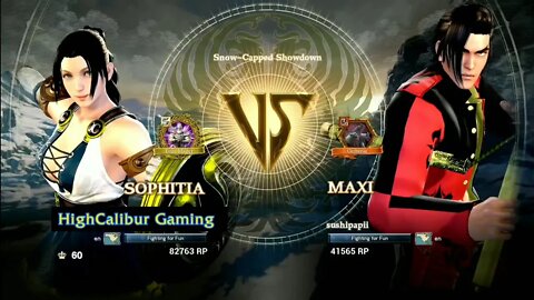 SoulCalibur VI: Sophitia vs. Maxi (Sushipapii) 3 Fights / Ranked