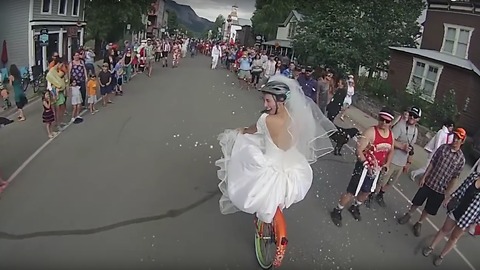 Witness the most hilarious bike race ever held