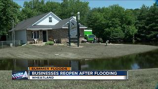 Businesses reopen after Kenosha County floods