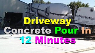 No. 763 – 12 Minute Time Lapse – Pouring Driveway