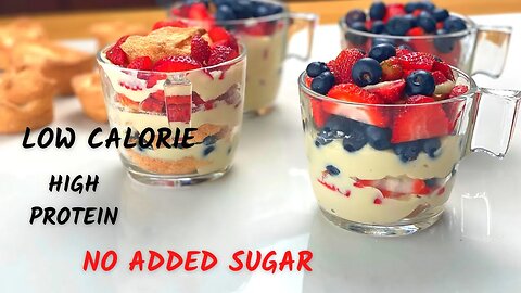 Low Calorie SUGAR FREE Desserts that are High in Protein