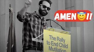 MATT WALSH Speech AT Rally To End Child Mutilation is Exactly What We Need (MUST WATCH!!)