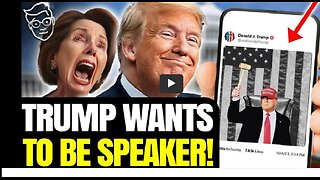 Libs PANIC 🚨 President Trump Wants To Be Speaker, BREAKS Internet! CONFIRMS HE'LL SERVE If Elected