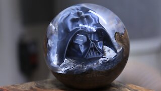 Darth Vader epoxy sphere