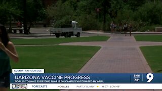 UArizona vaccine progress