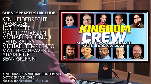 Kingdom Crew Virtual Conference 2023!