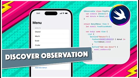 Discover Observation in SwiftUI WWDC 23