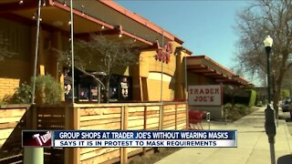 Group shops at Trader Joe's without wearing masks, says it is in protest of mask requirements