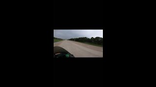 Charger gets passed by wheelie ZX10R