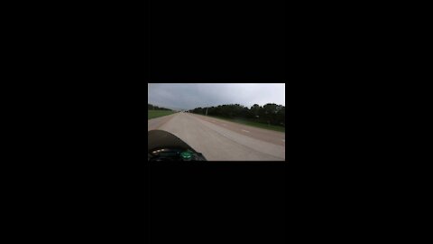 Charger gets passed by wheelie ZX10R